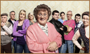 This week's post is brought to you by the physical pain it gives me to mention Mrs Brown's Boys on this site